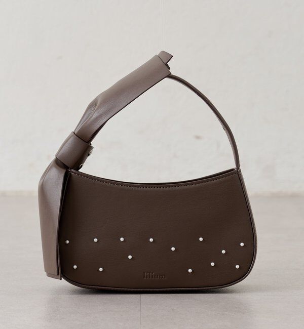 「【lilium by lily】リボンパール2wayBAG」|トートバッグ|