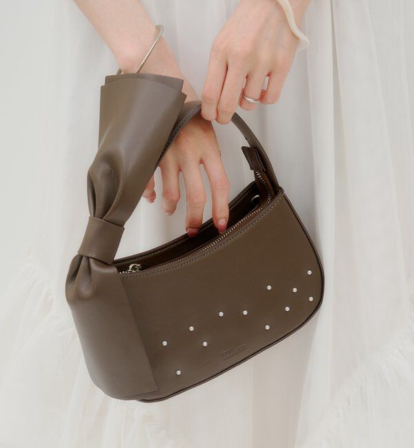  「【lilium by lily】リボンパール2wayBAG」|トートバッグ|