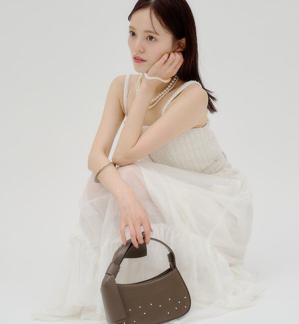  「【lilium by lily】リボンパール2wayBAG」|トートバッグ|