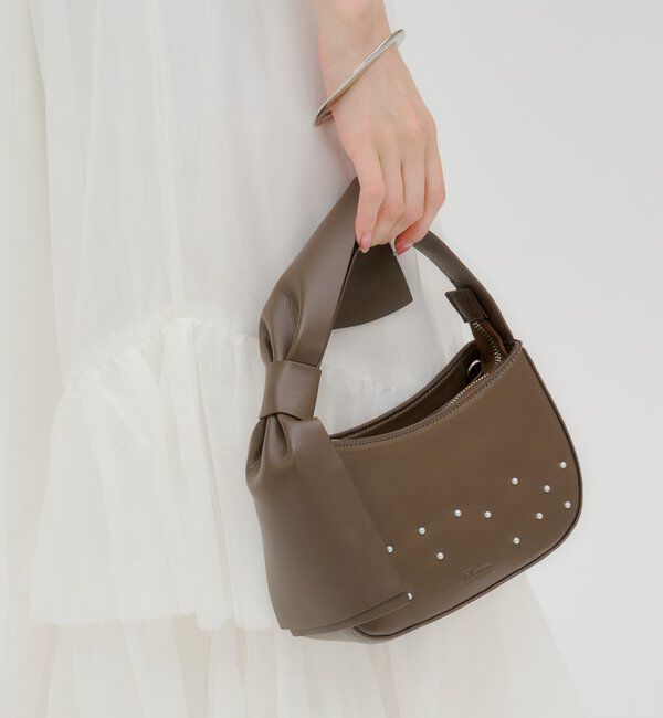  「【lilium by lily】リボンパール2wayBAG」|トートバッグ|