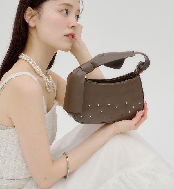  「【lilium by lily】リボンパール2wayBAG」|トートバッグ|