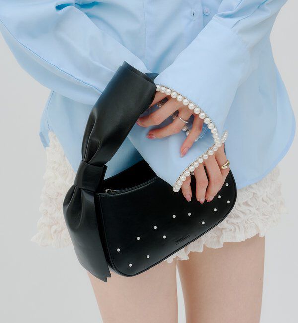  「【lilium by lily】リボンパール2wayBAG」|トートバッグ|