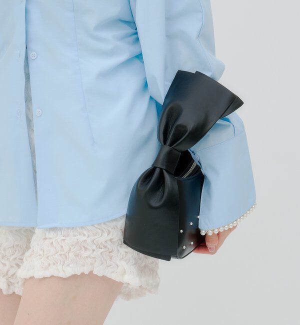  「【lilium by lily】リボンパール2wayBAG」|トートバッグ|