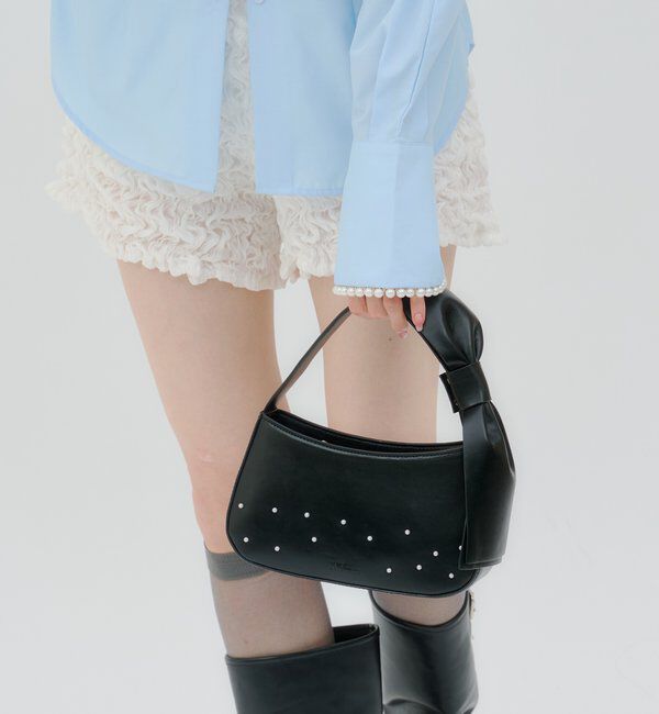  「【lilium by lily】リボンパール2wayBAG」|トートバッグ|