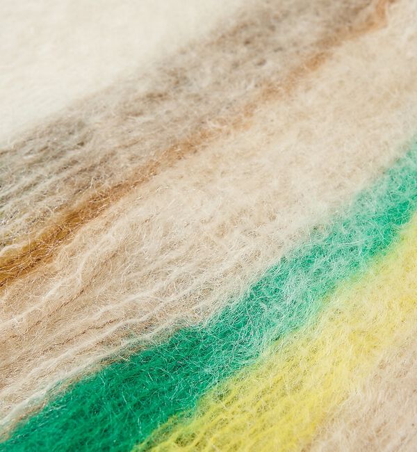 ABAHOUSE「【814 EZCARAY】MOHAIR TARTAN モヘヤ マフラー」|マフラー|