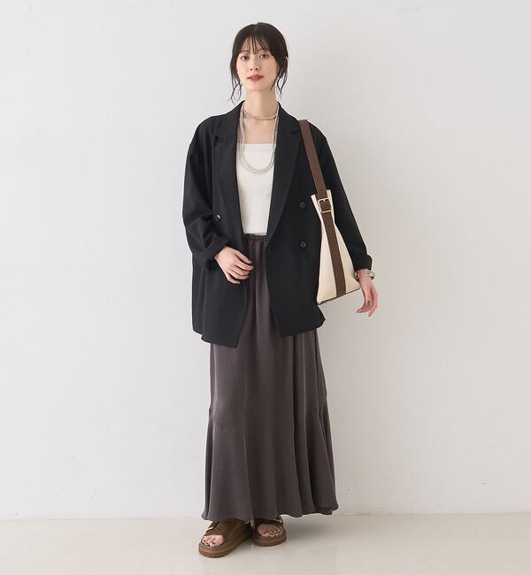 Rouge vif「バスケットメッシュダブルジャケット」|テーラードジャケット|