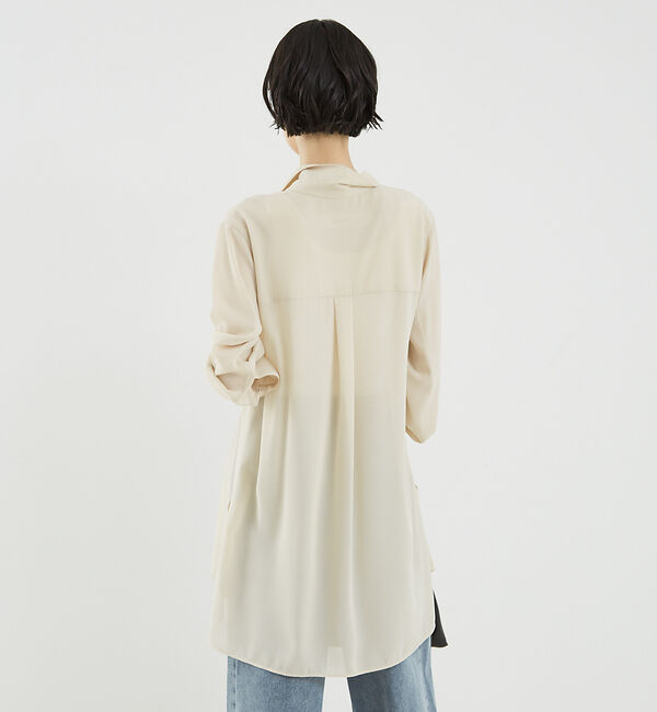 The Store by C' 「【COCUCA】シアーチュニックシャツ」|シャツ・ブラウス|
