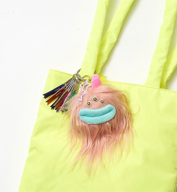 NOMINE「【cheek】neon monster tote ネオンモンスター フラット ト」|トートバッグ|