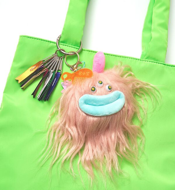 NOMINE「【cheek】neon monster tote ネオンモンスター フラット ト」|トートバッグ|