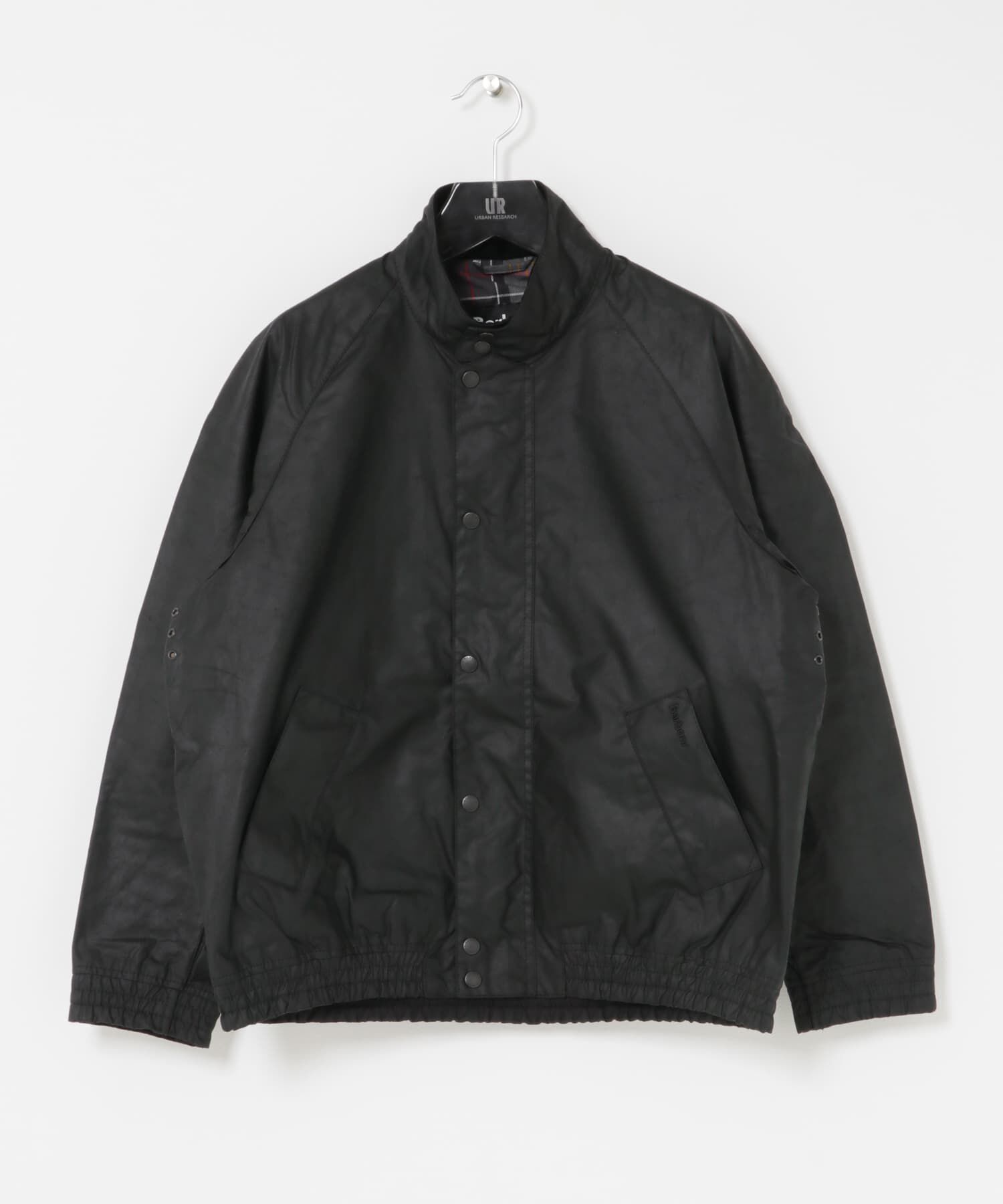 URBAN RESEARCH「Barbour　BLOUSON TRANSPORT WAX JACKET」|ブルゾン・スタジャン|ブラック