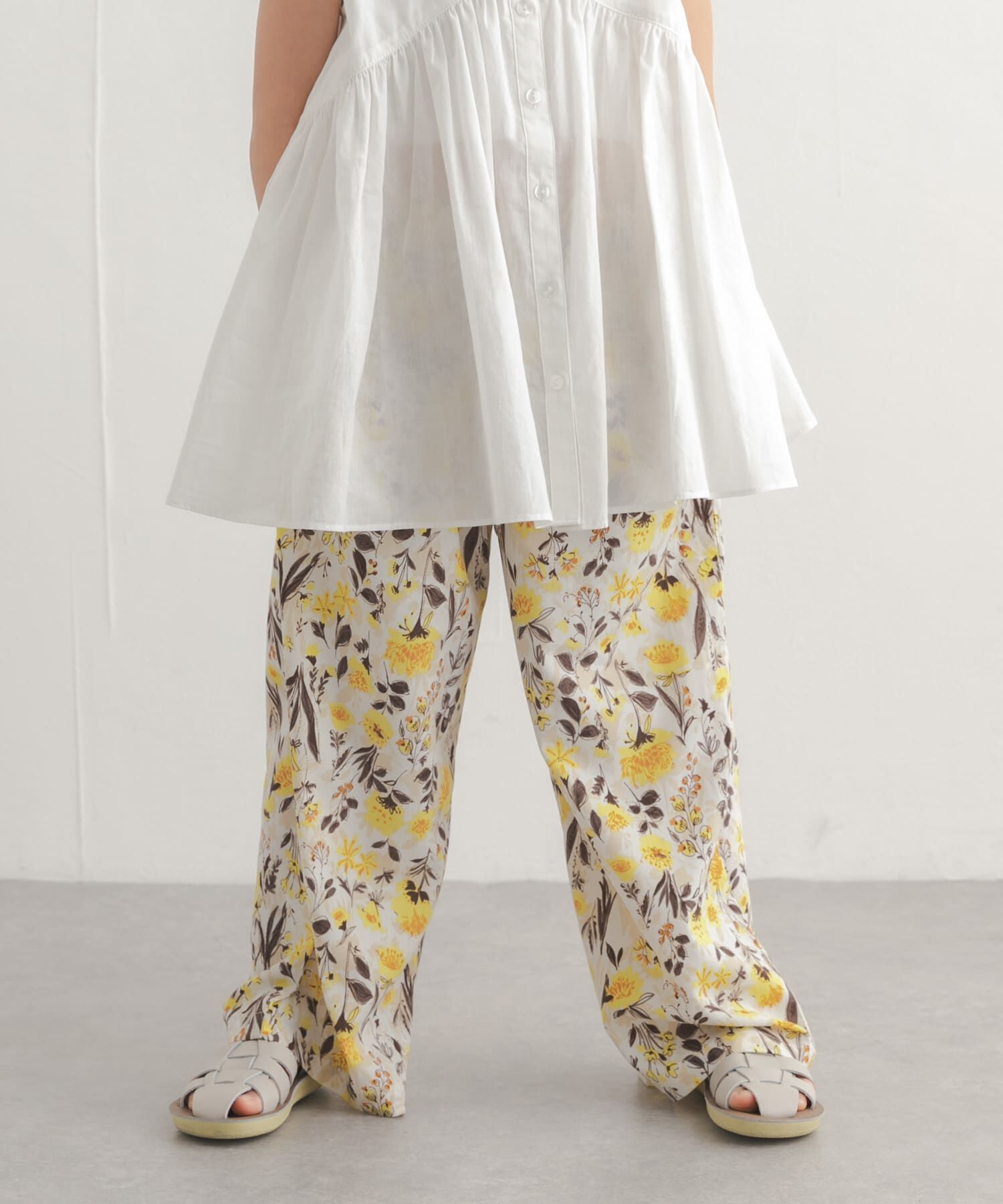 URBAN RESEARCH DOORS「『親子リンク』フラワープリントイージーパンツ(KIDS)」|その他|