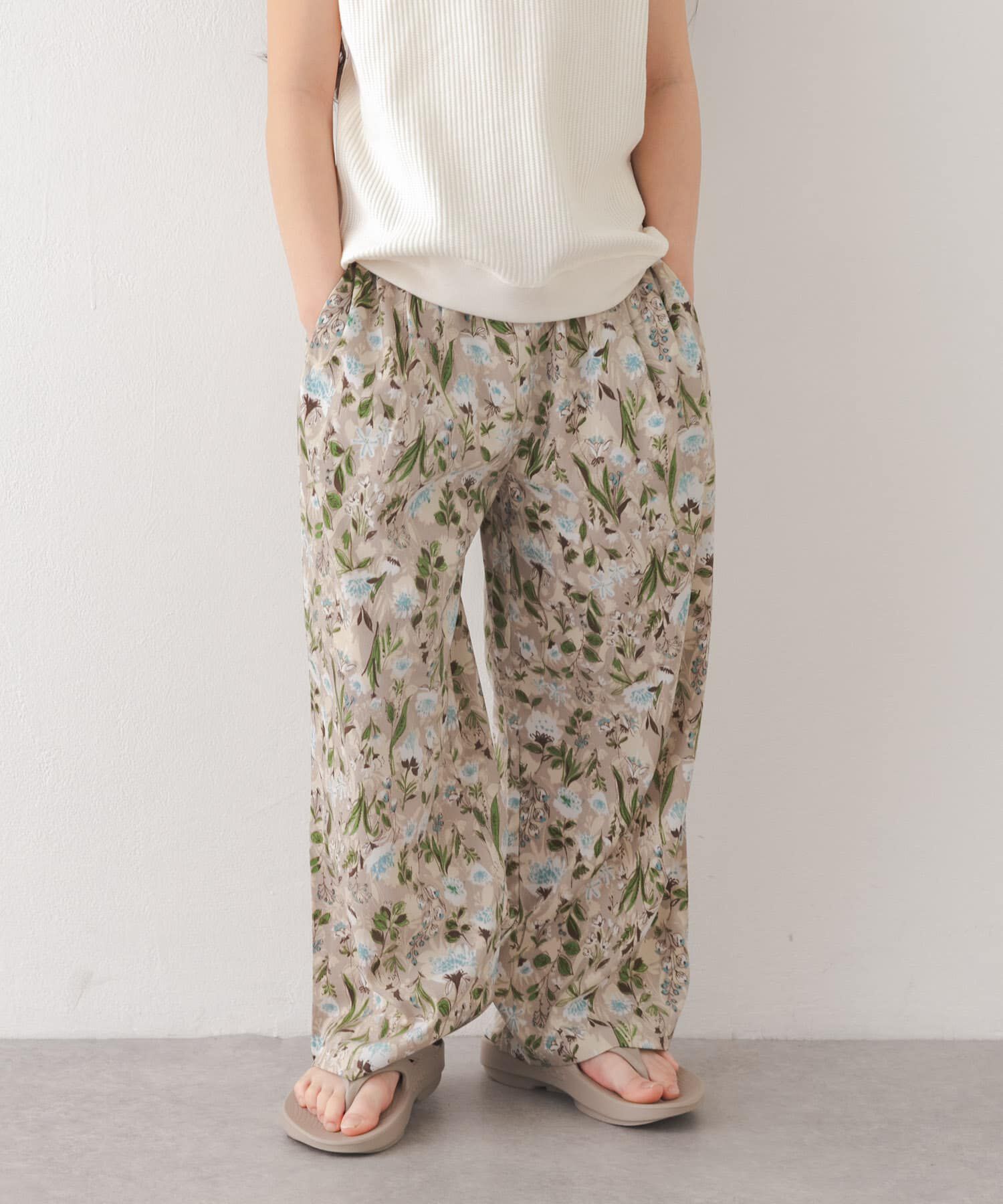 URBAN RESEARCH DOORS「『親子リンク』フラワープリントイージーパンツ(KIDS)」|その他|