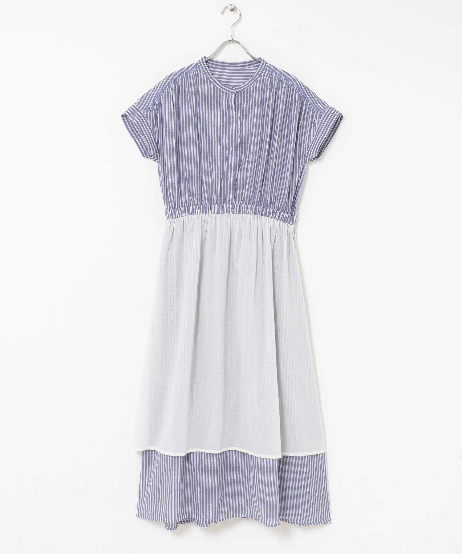Sonny Label 「ドビーストライプフリルシャツワンピース」|ワンピース|