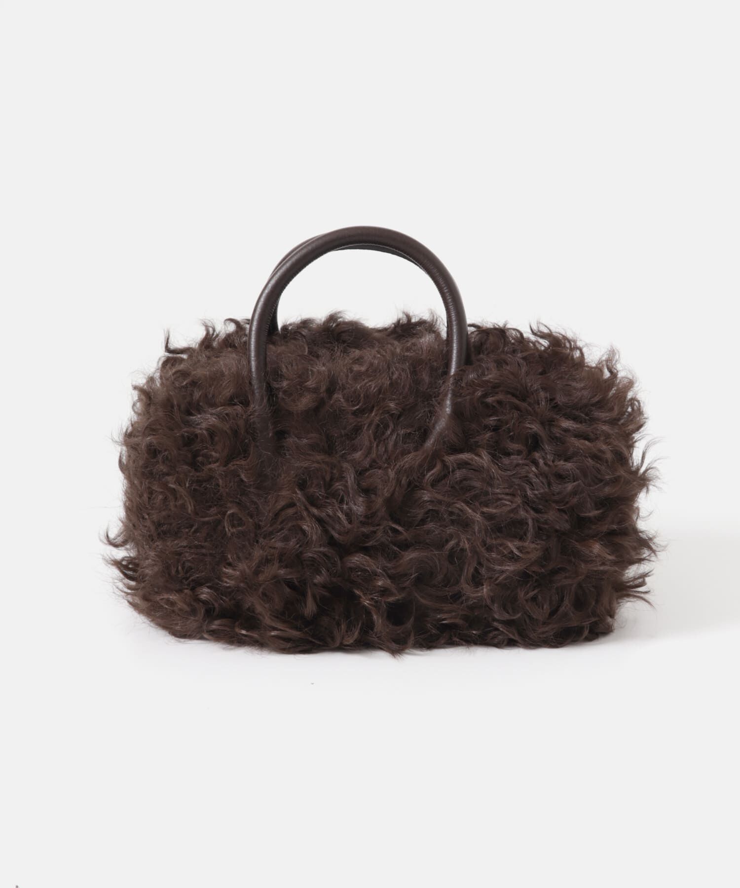 URBAN RESEARCH ROSSO「mohi　ファーバッグ」|ハンドバッグ|ブラウン