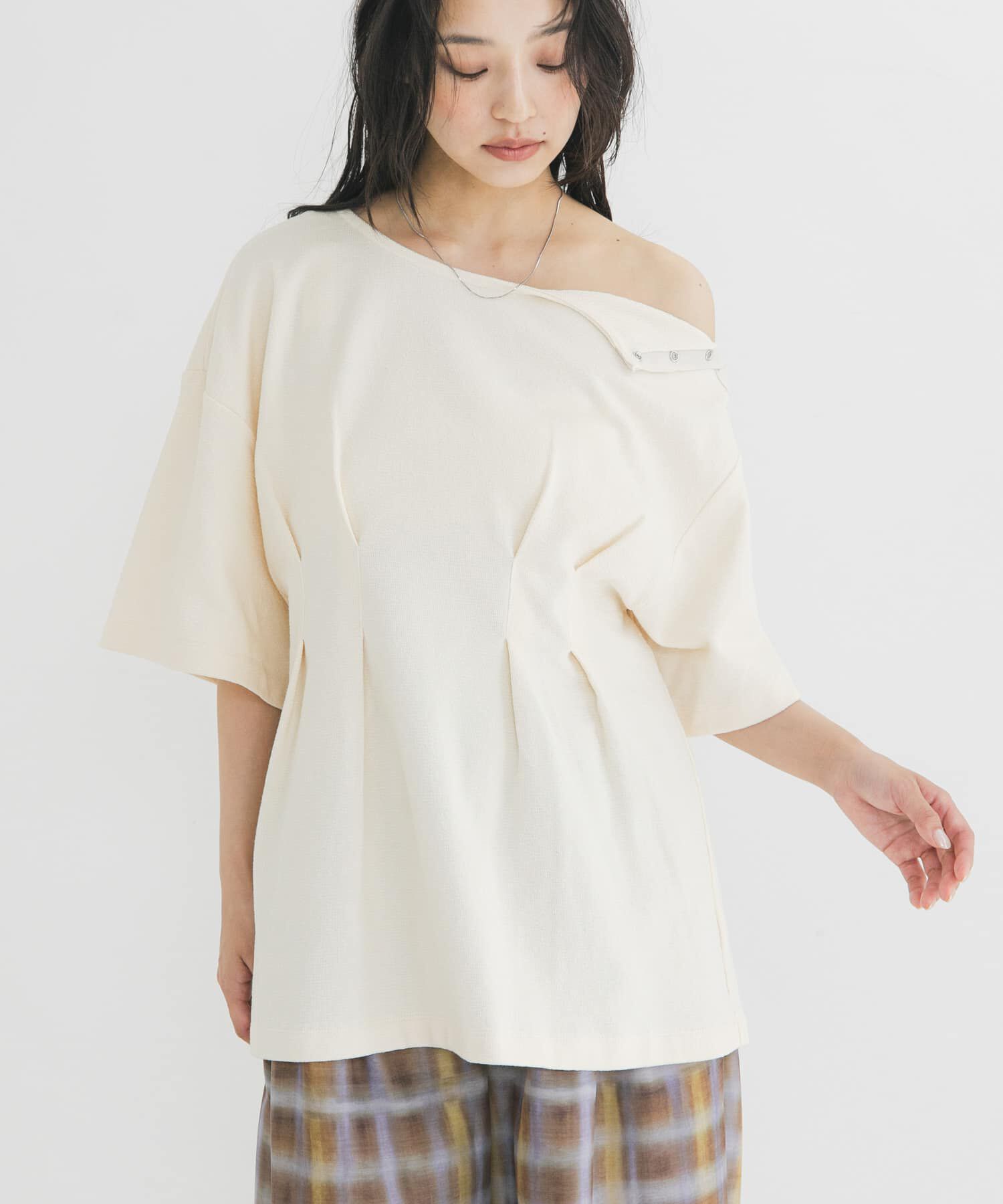  「スナップショルダールーズTEE」|Tシャツ・カットソー|