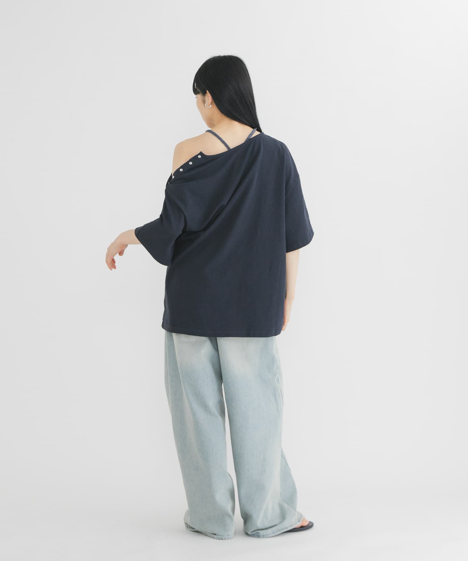  「スナップショルダールーズTEE」|Tシャツ・カットソー|
