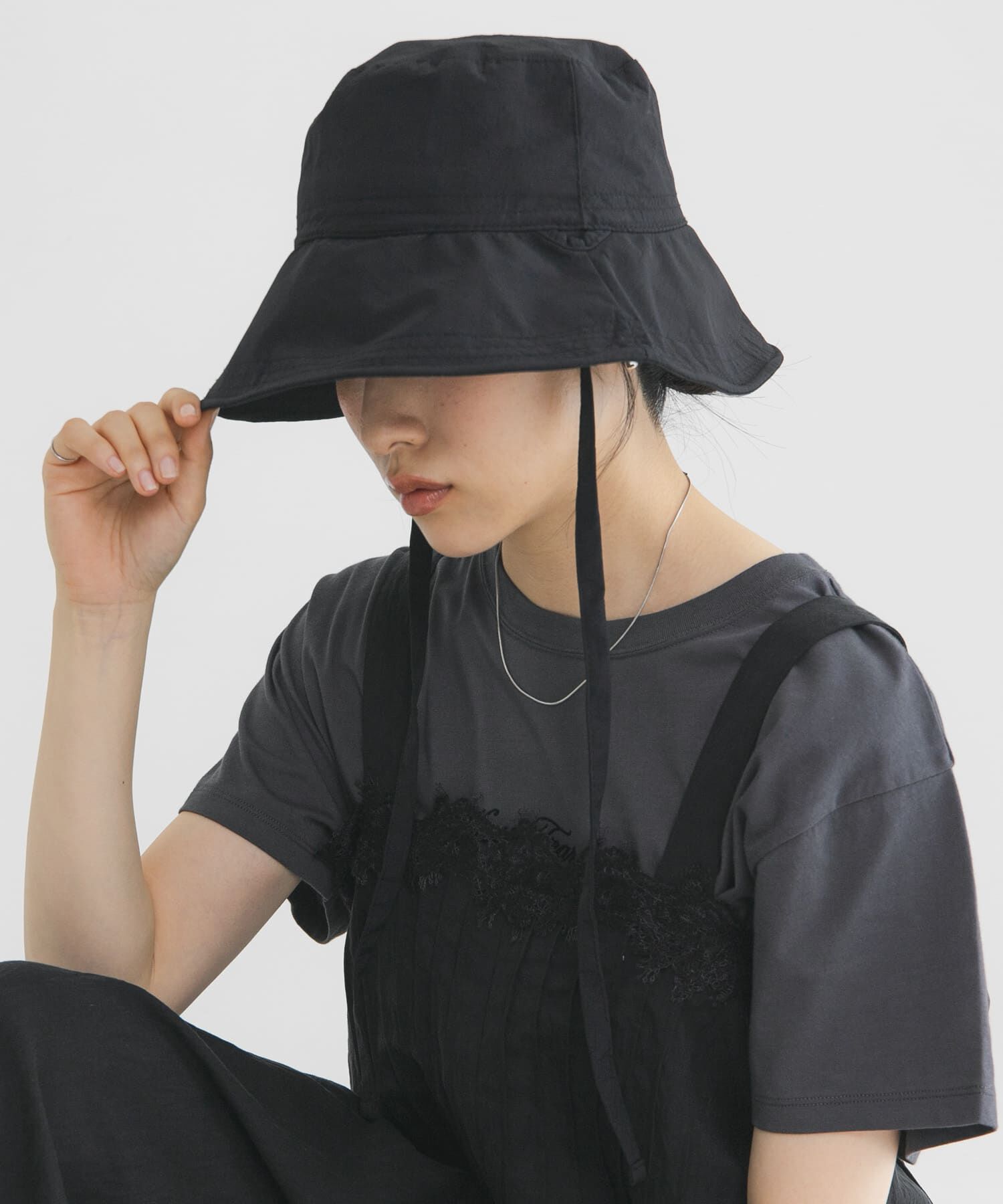  「ステッチデザインバケットHAT」|ハット|