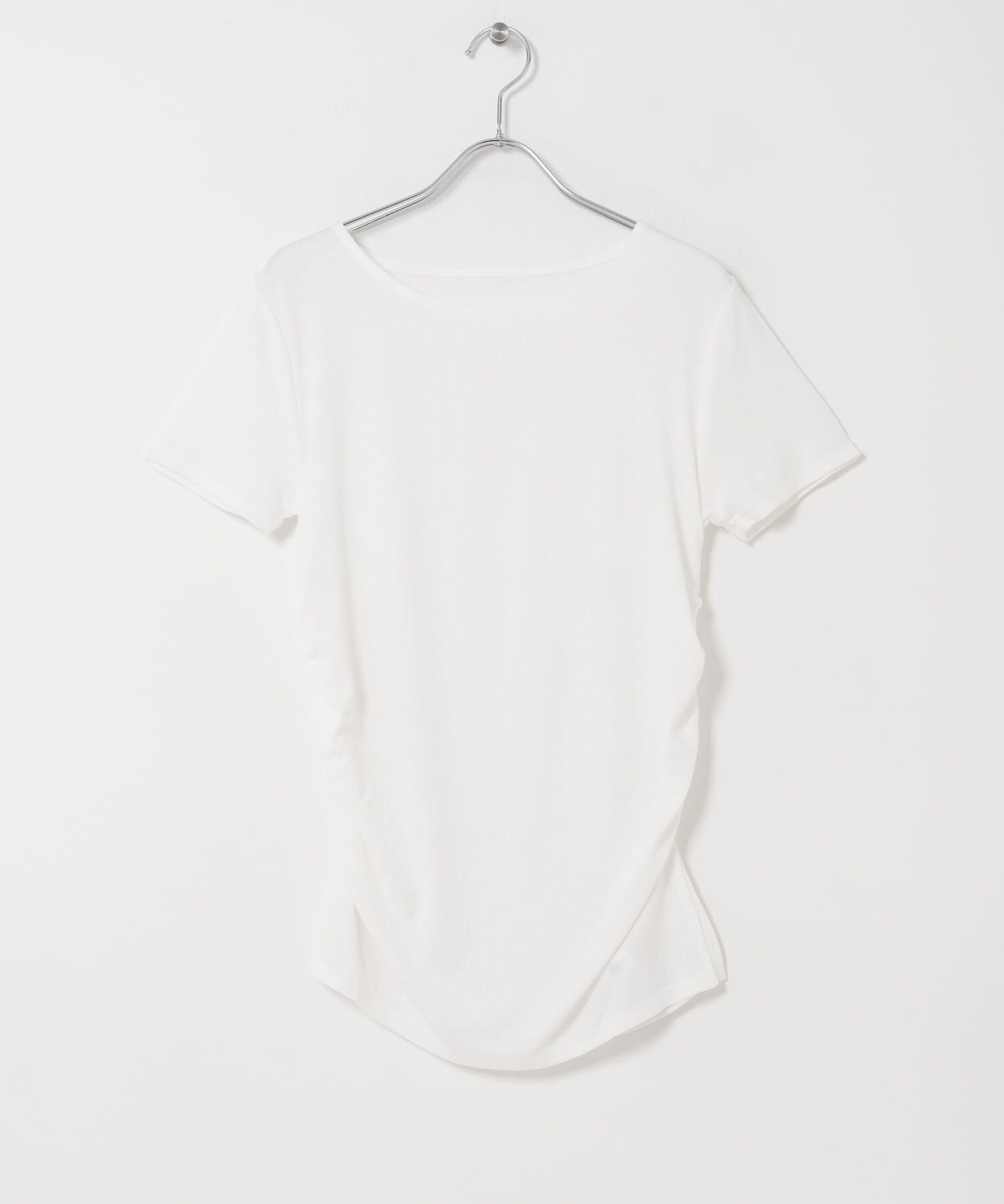  「シャーリングスリットTEE」|Tシャツ・カットソー|