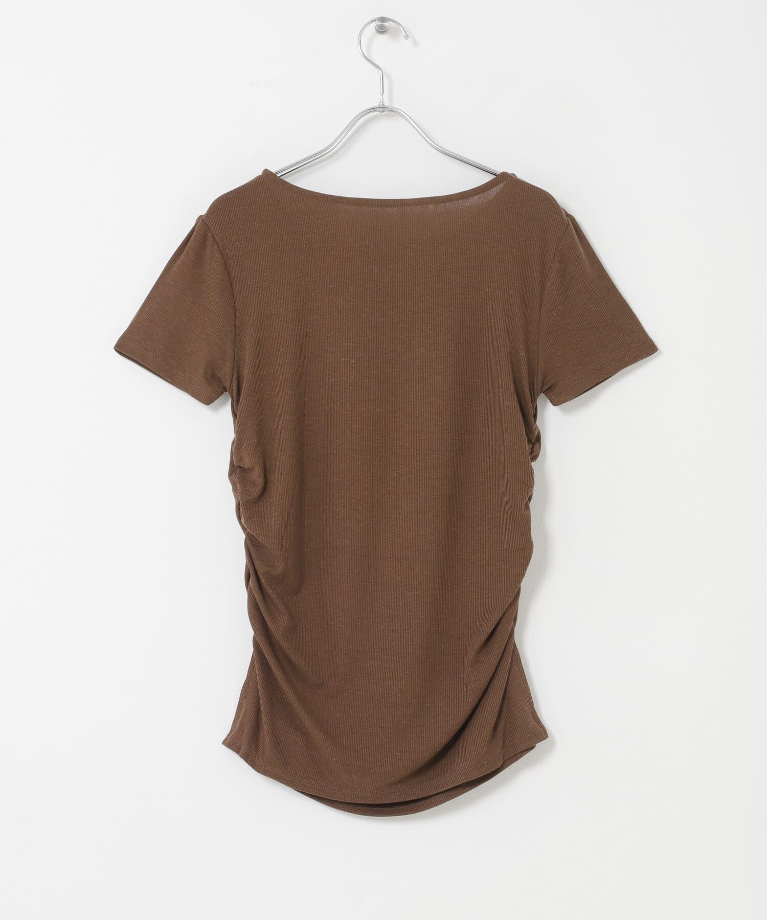  「シャーリングスリットTEE」|Tシャツ・カットソー|