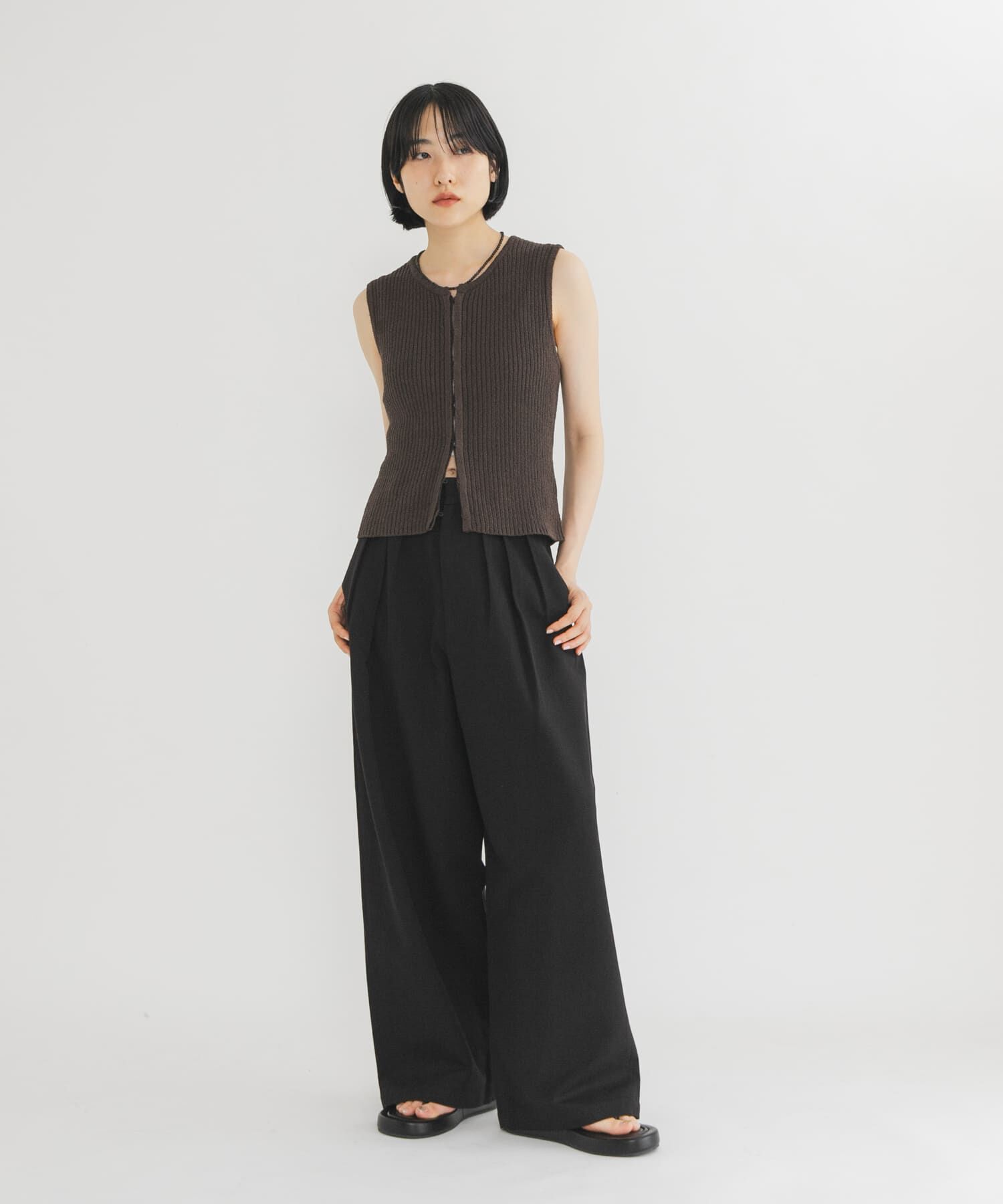  「タックWIDEパンツ」|その他|