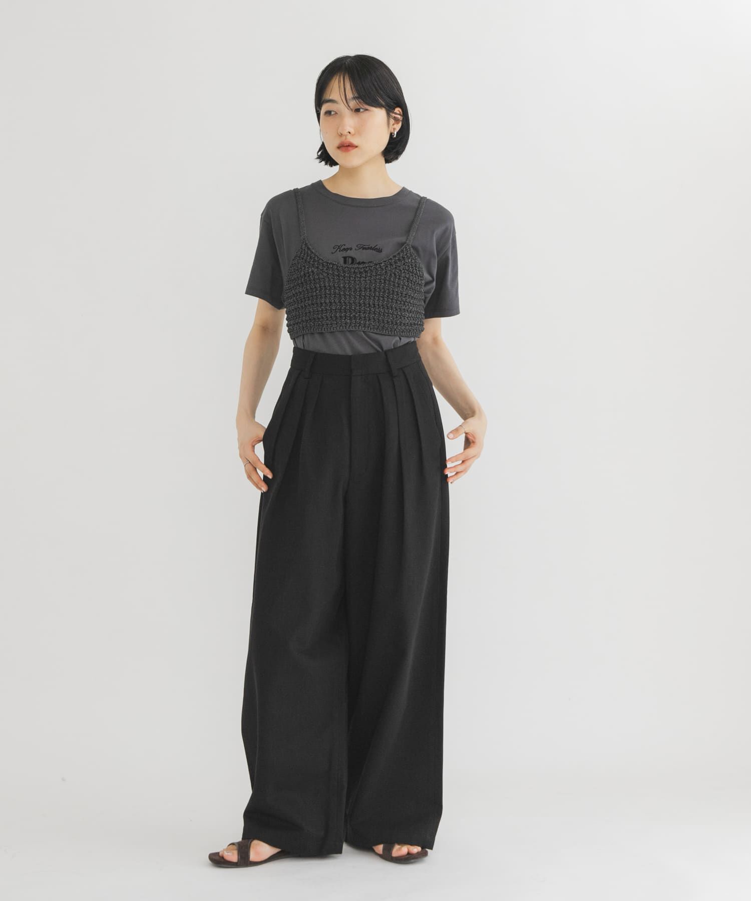  「タックWIDEパンツ」|その他|