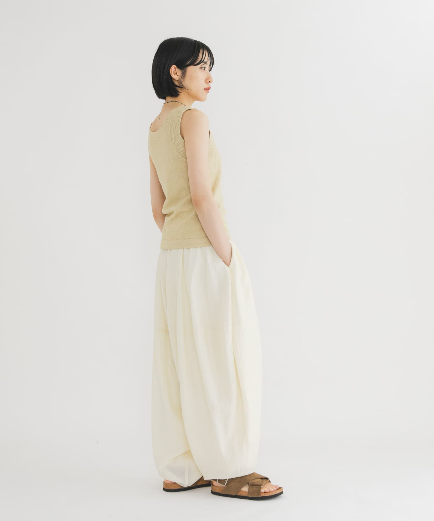  「WIDEレッグシアーイージーパンツ」|その他|