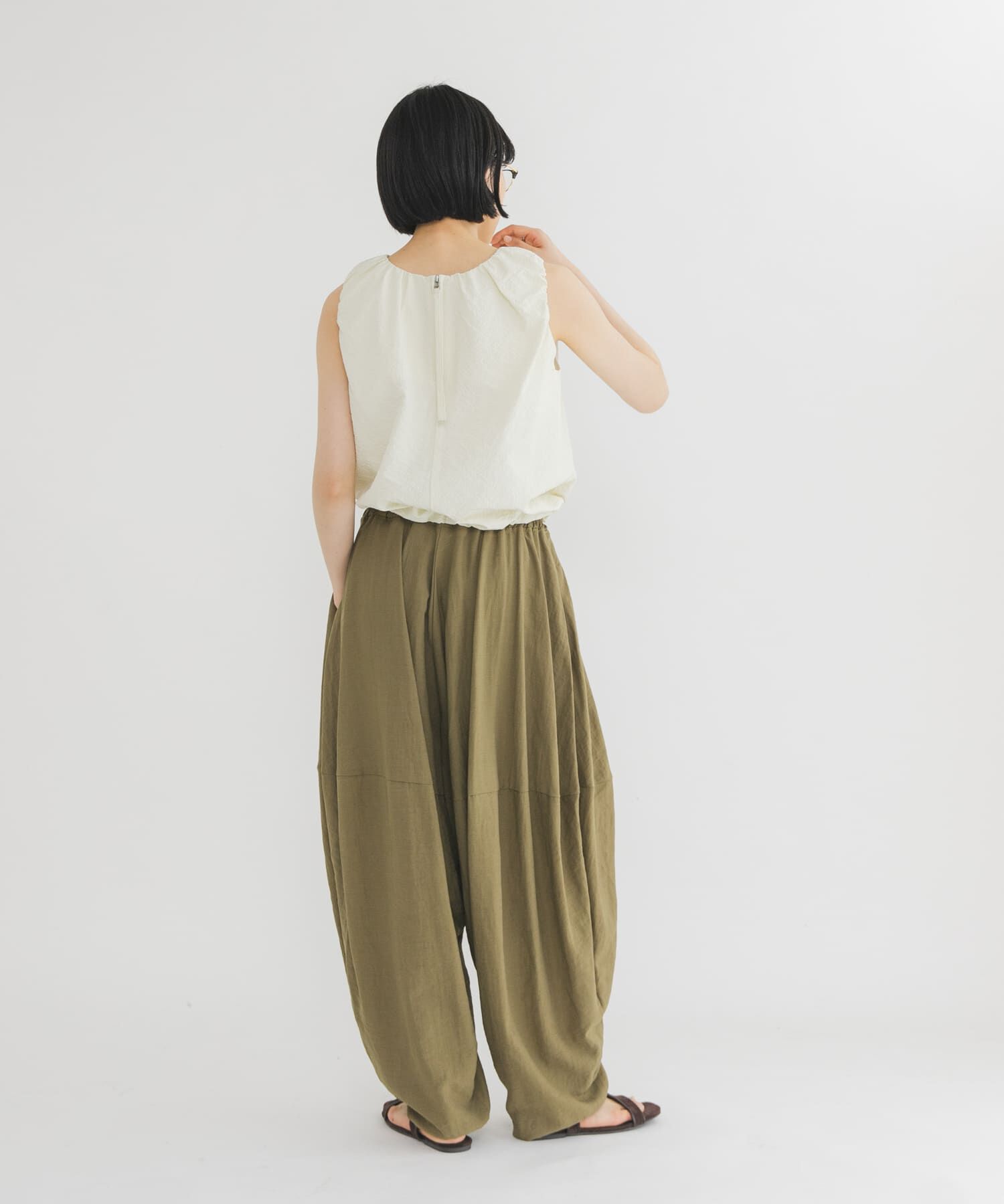  「WIDEレッグシアーイージーパンツ」|その他|