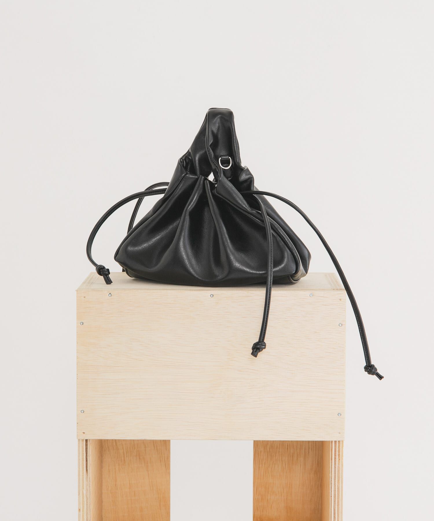  「巾着ワンハンドルミニBAG」|ハンドバッグ|