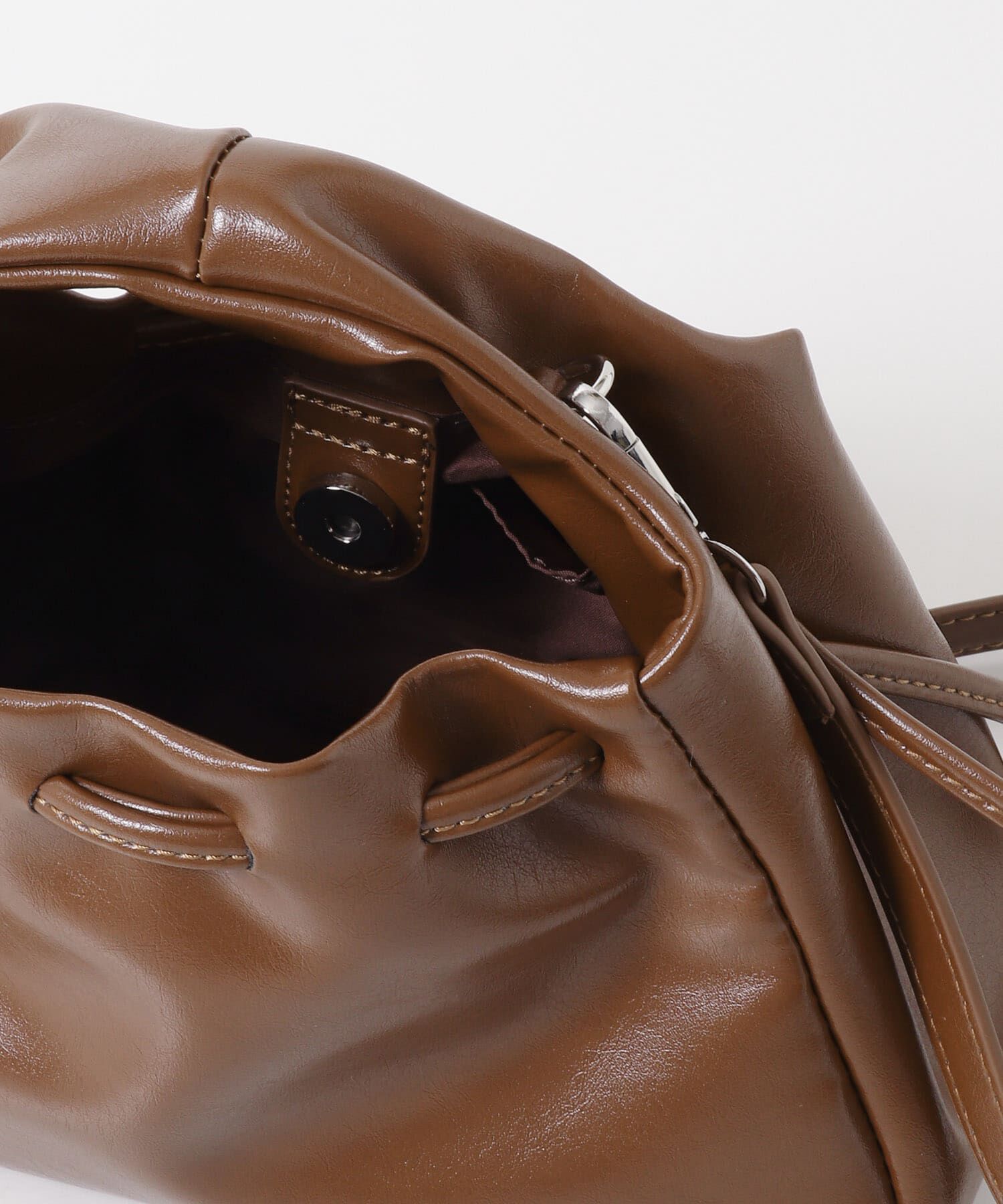  「巾着ワンハンドルミニBAG」|ハンドバッグ|