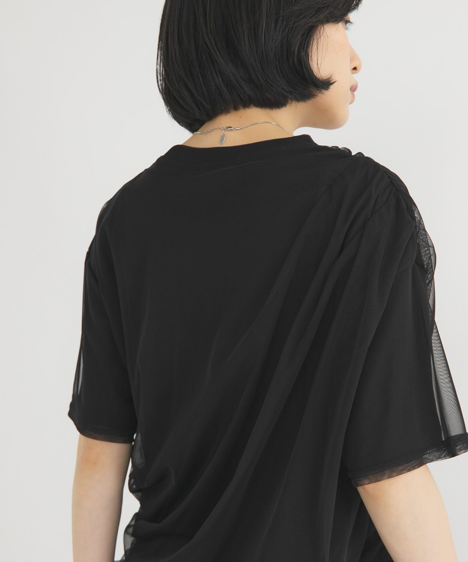  「シアーレイヤードTEE」|Tシャツ・カットソー|