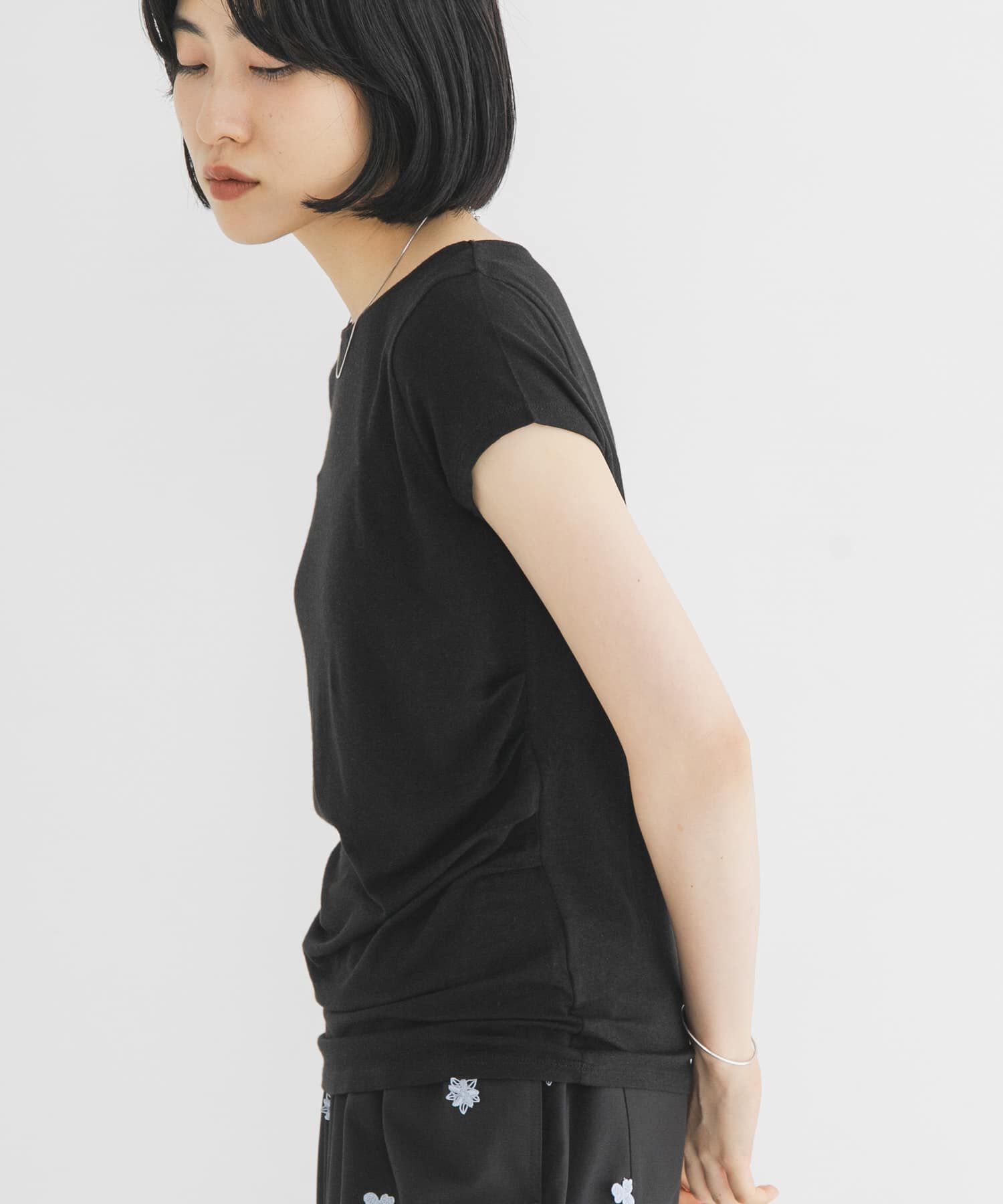  「タックドレープTEE」|Tシャツ・カットソー|