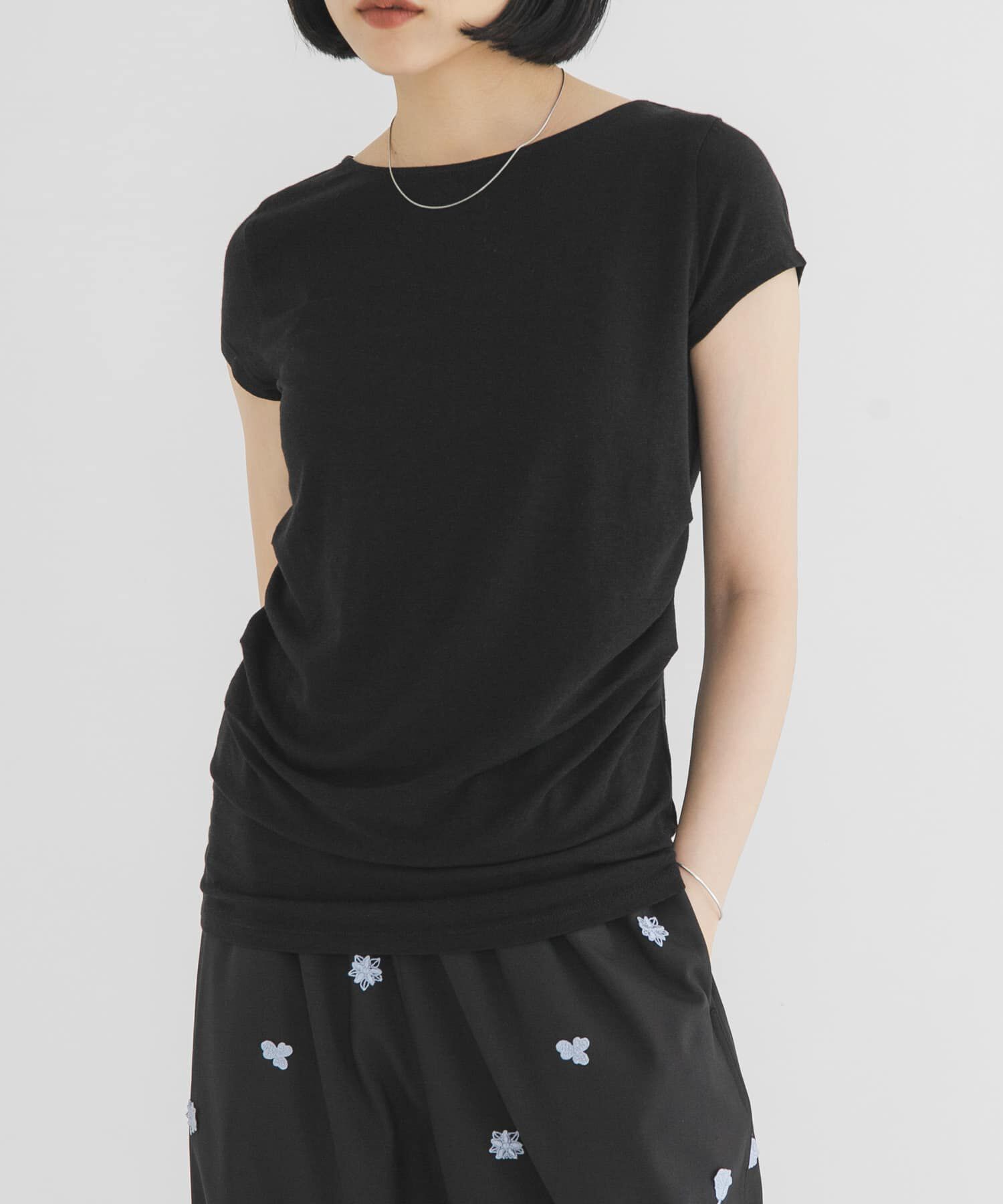  「タックドレープTEE」|Tシャツ・カットソー|