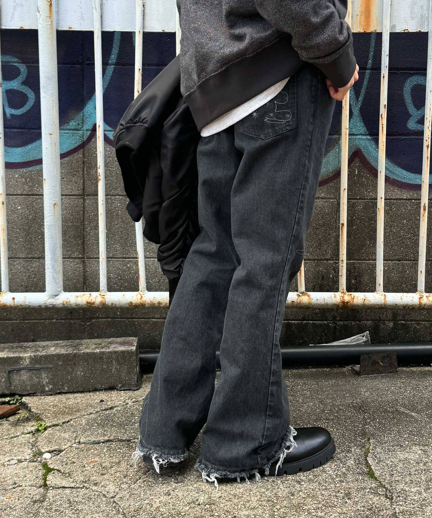 SENSE OF PLACE by URBAN RESEARCH「『別注』SHUHEI KOKI&times;SENSE OF PLACE　フレアデニム」|デニム|