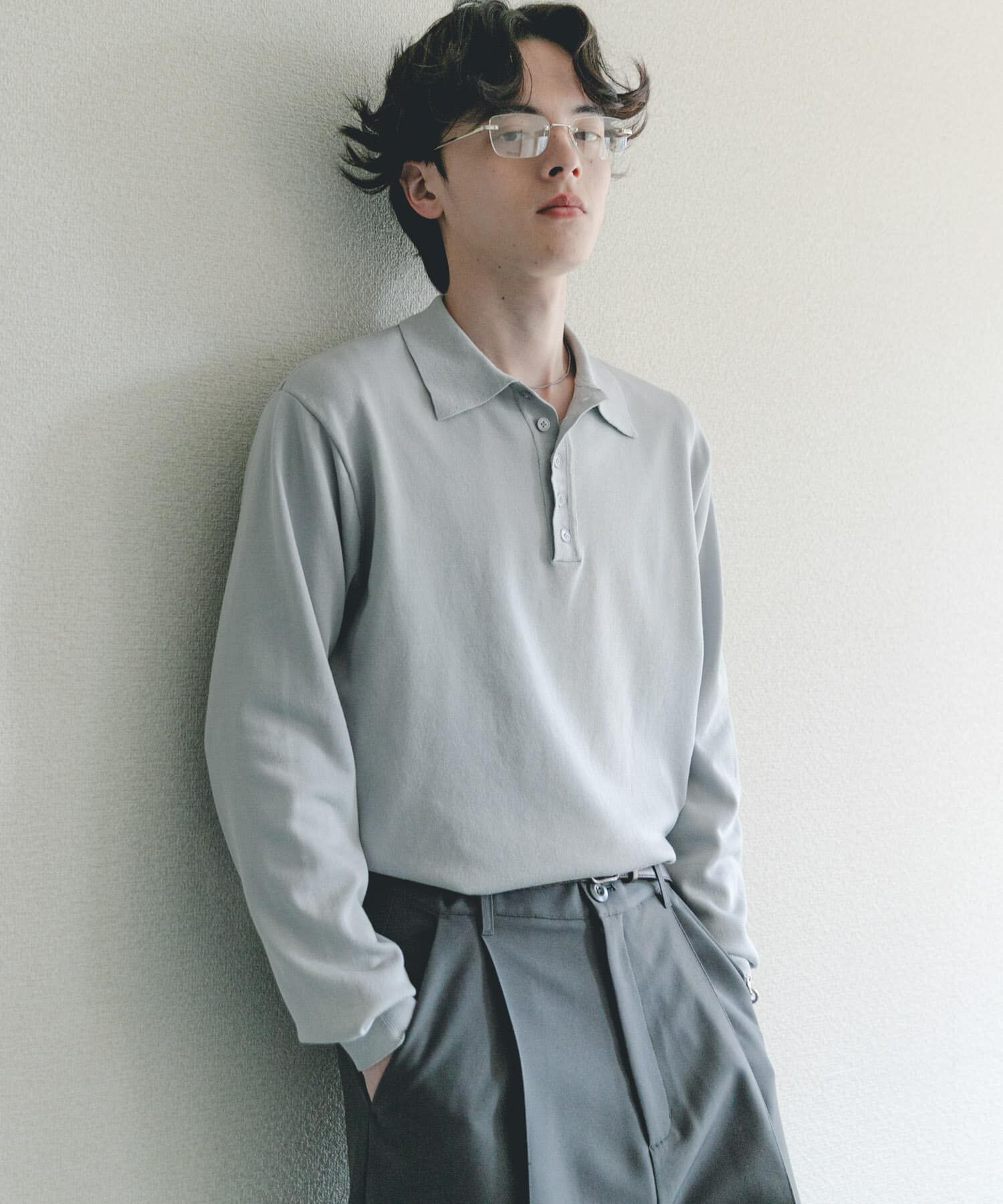 SENSE OF PLACE by URBAN RESEARCH「『洗濯可/防花粉』SKINProofニットポロシャツ」|ニット・セーター|