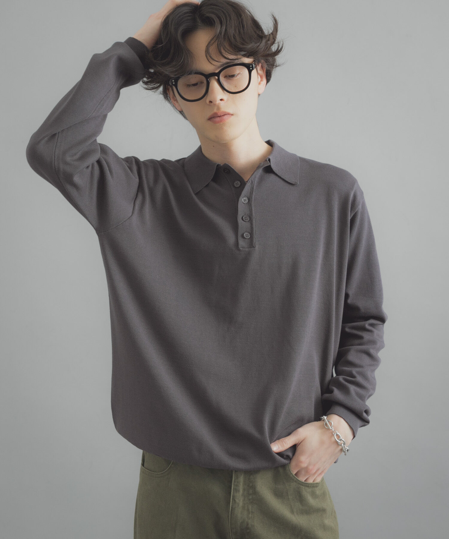 SENSE OF PLACE by URBAN RESEARCH「『洗濯可/防花粉』SKINProofニットポロシャツ」|ニット・セーター|