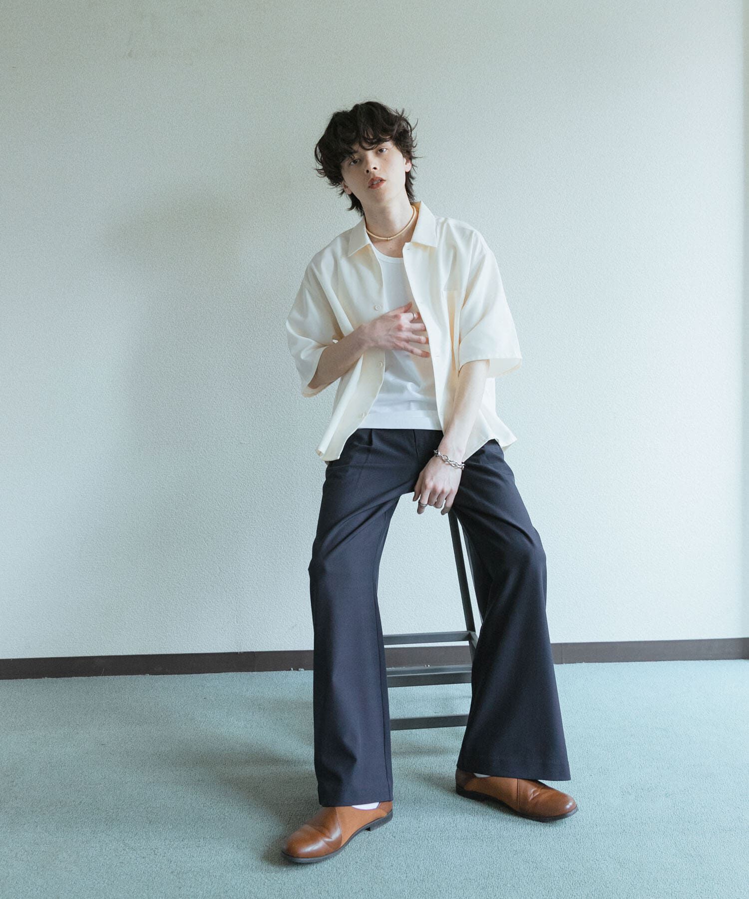 SENSE OF PLACE by URBAN RESEARCH「『速乾』ドライタッチ2タックワイドパンツ」|その他|