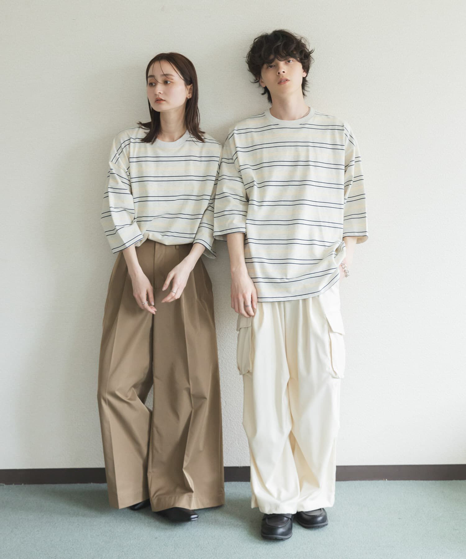 SENSE OF PLACE by URBAN RESEARCH「『ユニセックス』ボーダーエクストラルーズTシャツ」|Tシャツ・カットソー|