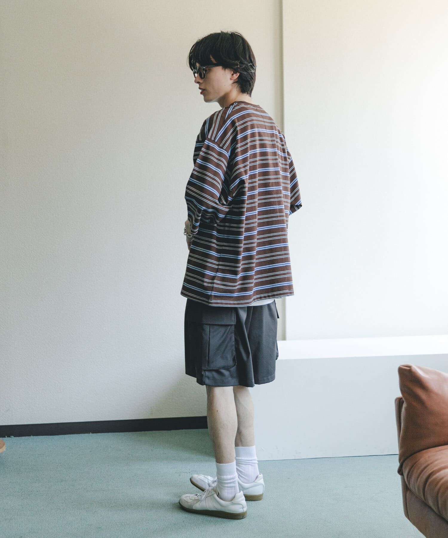 SENSE OF PLACE by URBAN RESEARCH「『ユニセックス』ボーダーエクストラルーズTシャツ」|Tシャツ・カットソー|