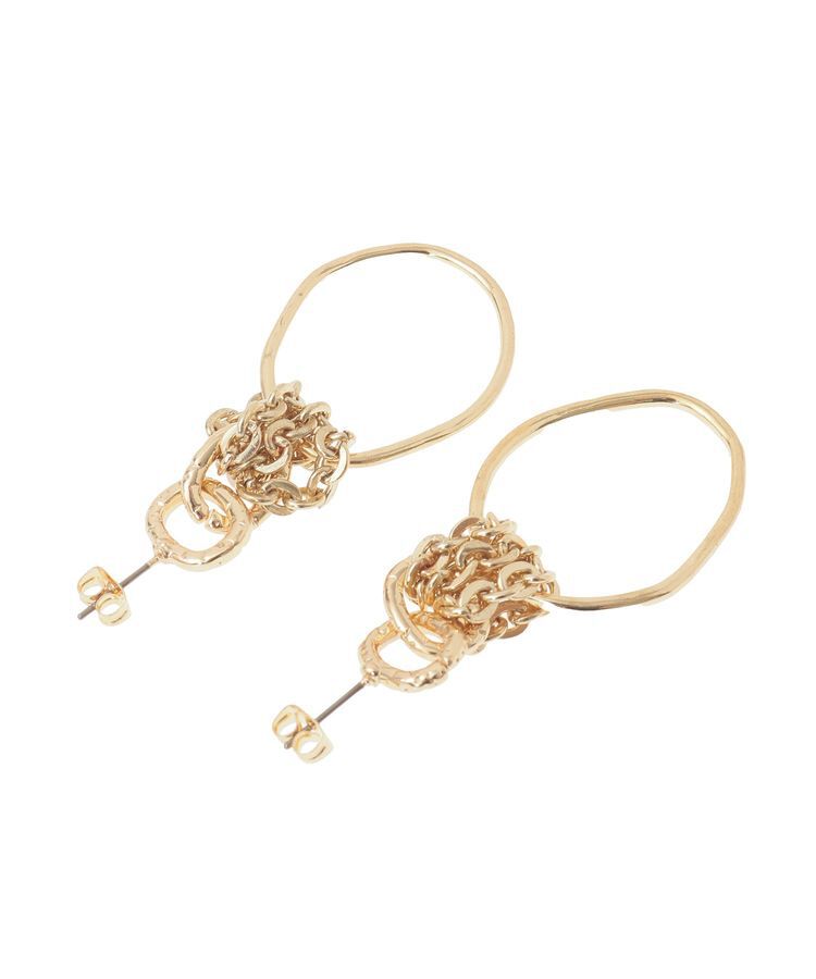 YECCA VECCA「フープチェーンピアス」|ピアス|