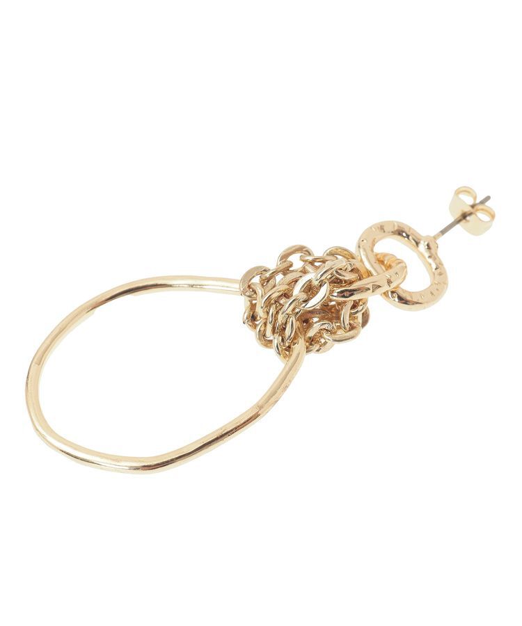 YECCA VECCA「フープチェーンピアス」|ピアス|