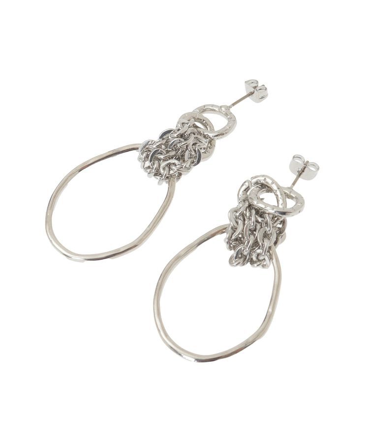 YECCA VECCA「フープチェーンピアス」|ピアス|