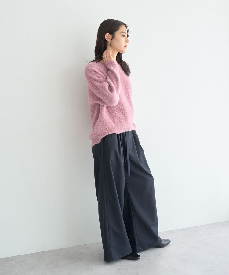 YECCA VECCA「ラメシャギードルマンニット」|ニット・セーター|