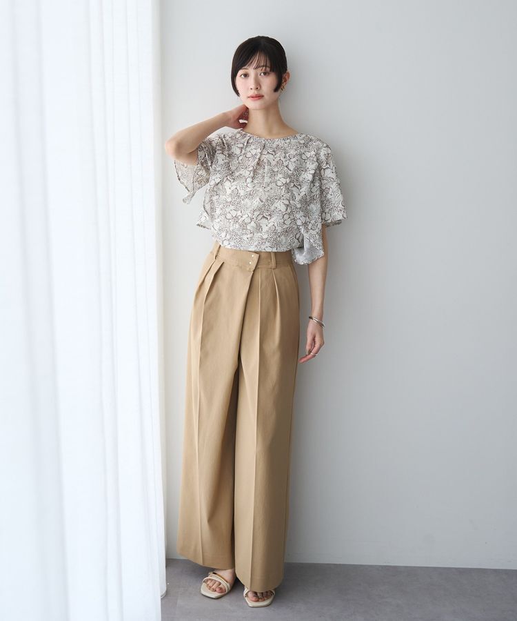 YECCA VECCA「メタルホックワイドパンツ」|その他|