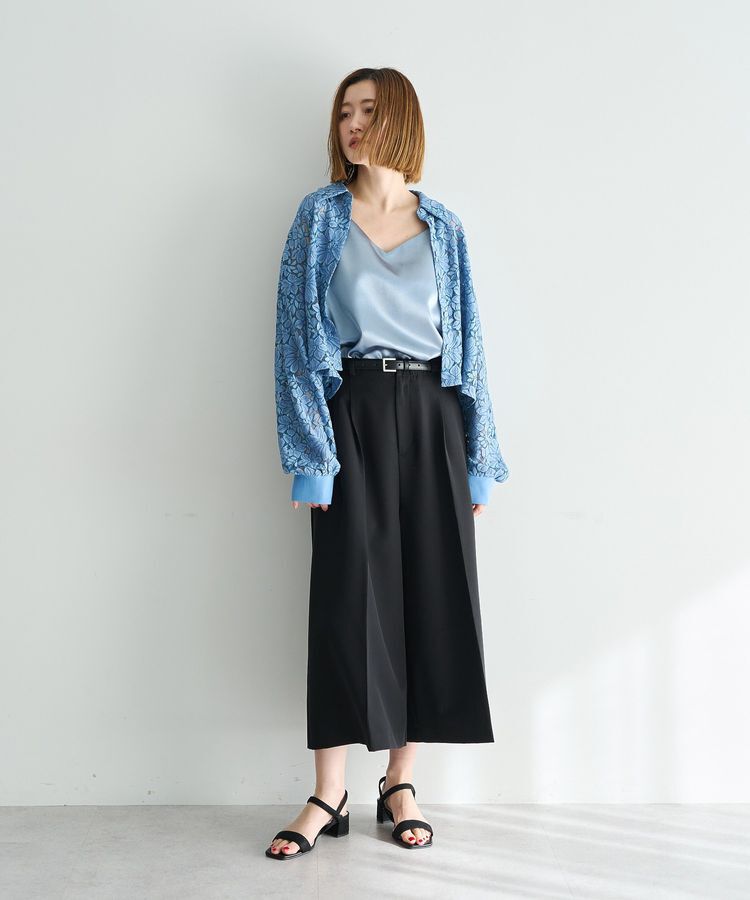 YECCA VECCA「ベルトSETクロップド丈パンツ」|その他|