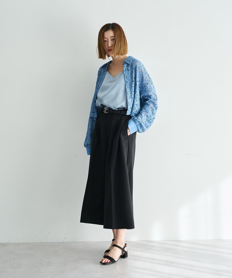 YECCA VECCA「ベルトSETクロップド丈パンツ」|その他|