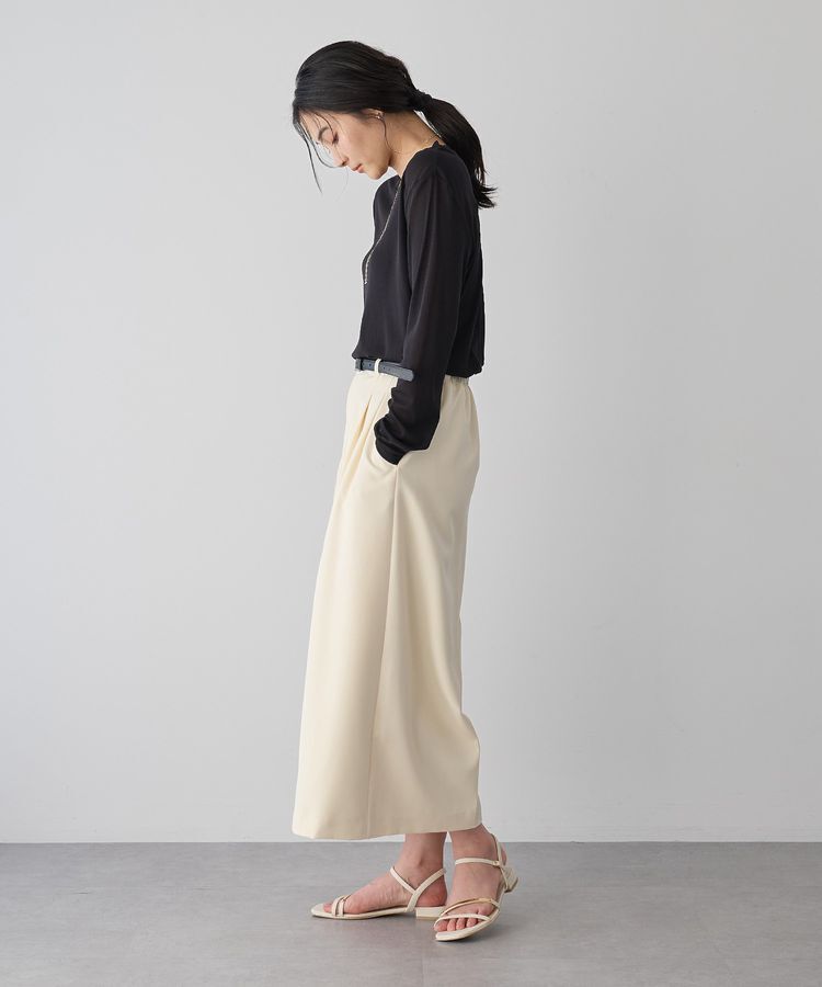 YECCA VECCA「ベルトSETクロップド丈パンツ」|その他|