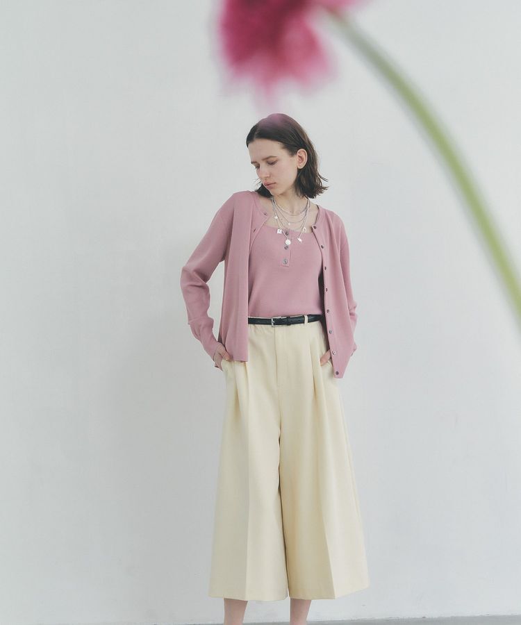 YECCA VECCA「ベルトSETクロップド丈パンツ」|その他|