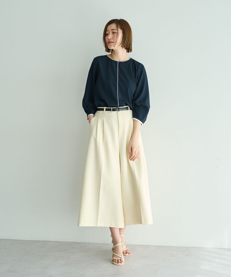 YECCA VECCA「ベルトSETクロップド丈パンツ」|その他|