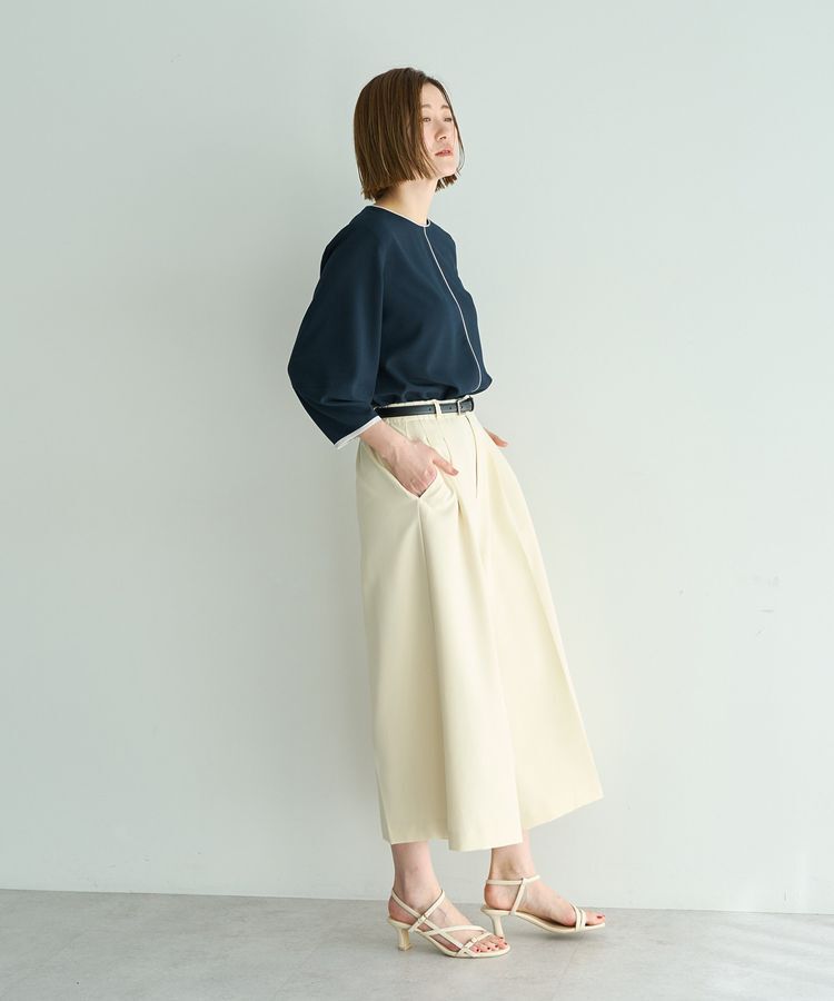 YECCA VECCA「ベルトSETクロップド丈パンツ」|その他|