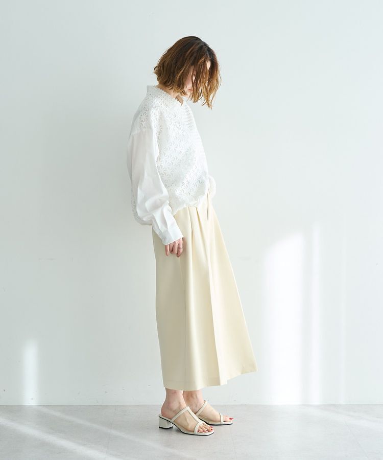 YECCA VECCA「ベルトSETクロップド丈パンツ」|その他|